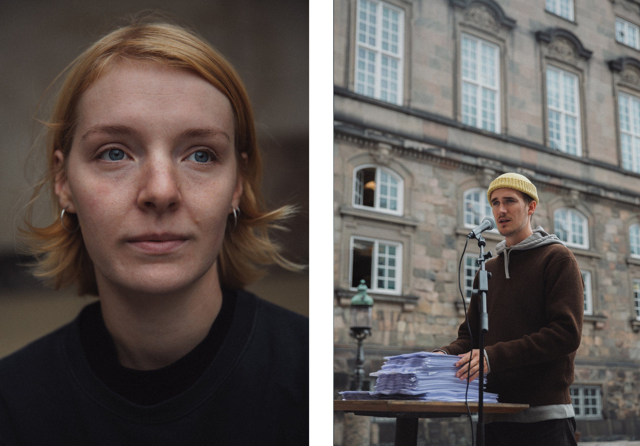 Den Grønne Studenterbevægelse Klima klimarapport Heartbeats Christiansborg Mette Frederiksen Demo Fotograf Rita Kuhlmann